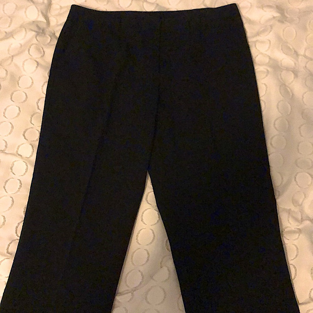 Black formal slacks.